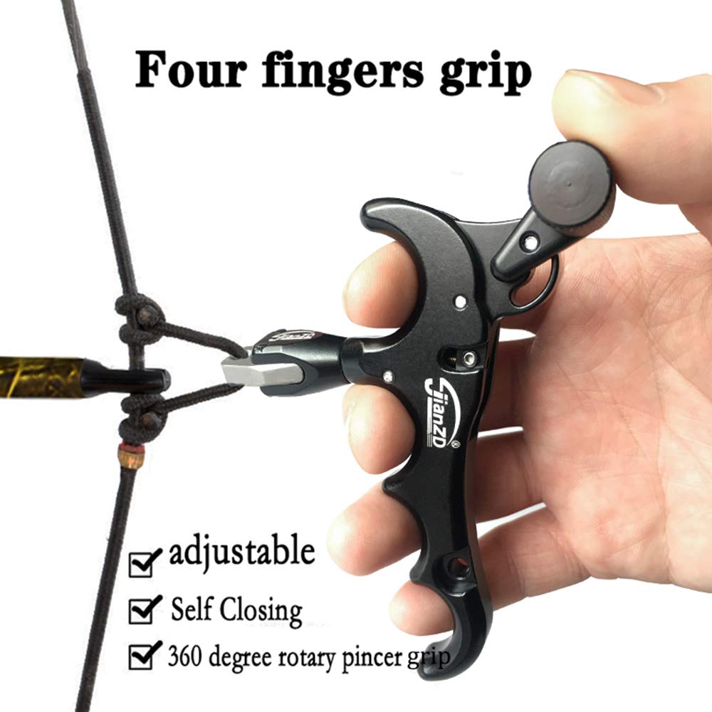 JIANZD 4 Finger Wrist Thumb Release Aid with Wrist Strap & Adjust Wrench