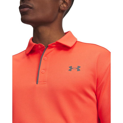 Under Armour Men's Tech Golf Polo, (693) Venom Red / / Pitch Gray, 3X-Large Tall