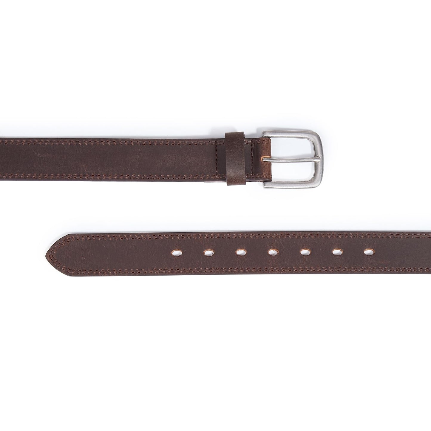VATAN Men's Full Grain Leather Casual Every Day Jeans Belts, Handmade Men Leather Belt with Gift Box