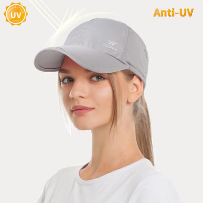 Outdoor Running Hat - Sun Protection Mesh Cap for Men & Women | Quick Dry & Lightweight