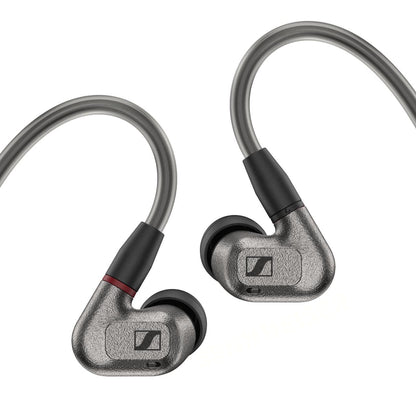 Sennheiser IE 600 In-Ear Audiophile Headphones - TrueResponse Transducers for Equisitely Neutral Sound, Includes balanced cable, Gray, Black