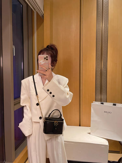 RTPRTP Small Crossbody Bag for Women, Mini Shoulder Handbag with Chain Strap, Brown Fashion Purse for Travel and Daily Use