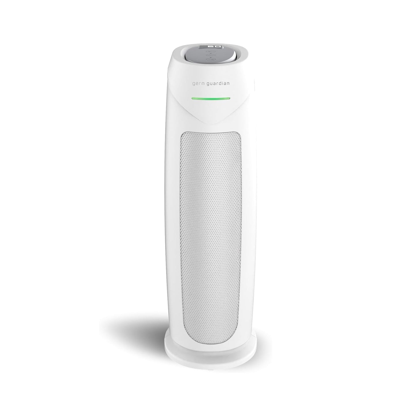 GermGuardian 4-In-1 HEPA Air Purifier for Home, Large Rooms Up To 743 Sq. Ft. with HEPA Air Filter, UV-C Light & Odor Reduction, AC4825E, 22" Tower, Gray