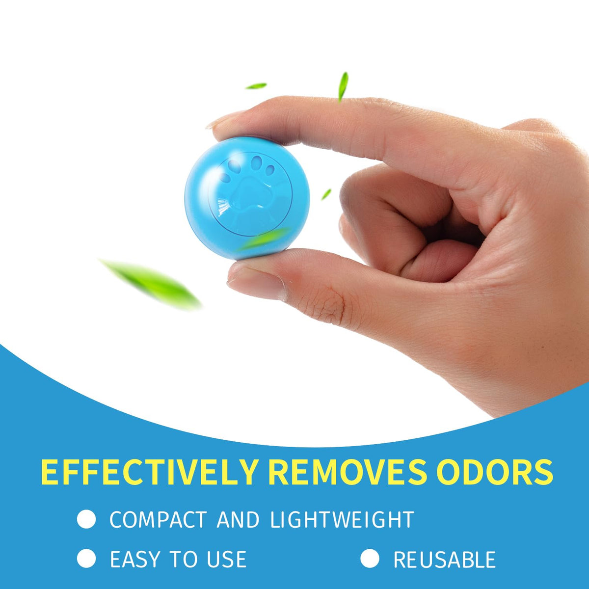 MAXIMILIAN Blue Shoe Deodorizer Balls 8pcs Professional Sneaker Balls