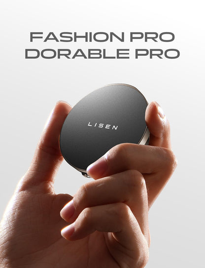 LISEN for iPhone 17 Magsafe Car Mount Charger, 15W Fast Charging Magnetic Wireless Car Charger [Mini & Metal], 2025 Ultra Magnetic Car Phone Holder Dashboard for iPhone 17 Pro Max Air 16 15 14