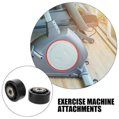 Toddmomy Fitness Equipment Universal Wheel 2.75 Inch Durable Gym Roller Replacement for Treadmills Exercise Bikes Easy Diy Installation Smooth Rotation