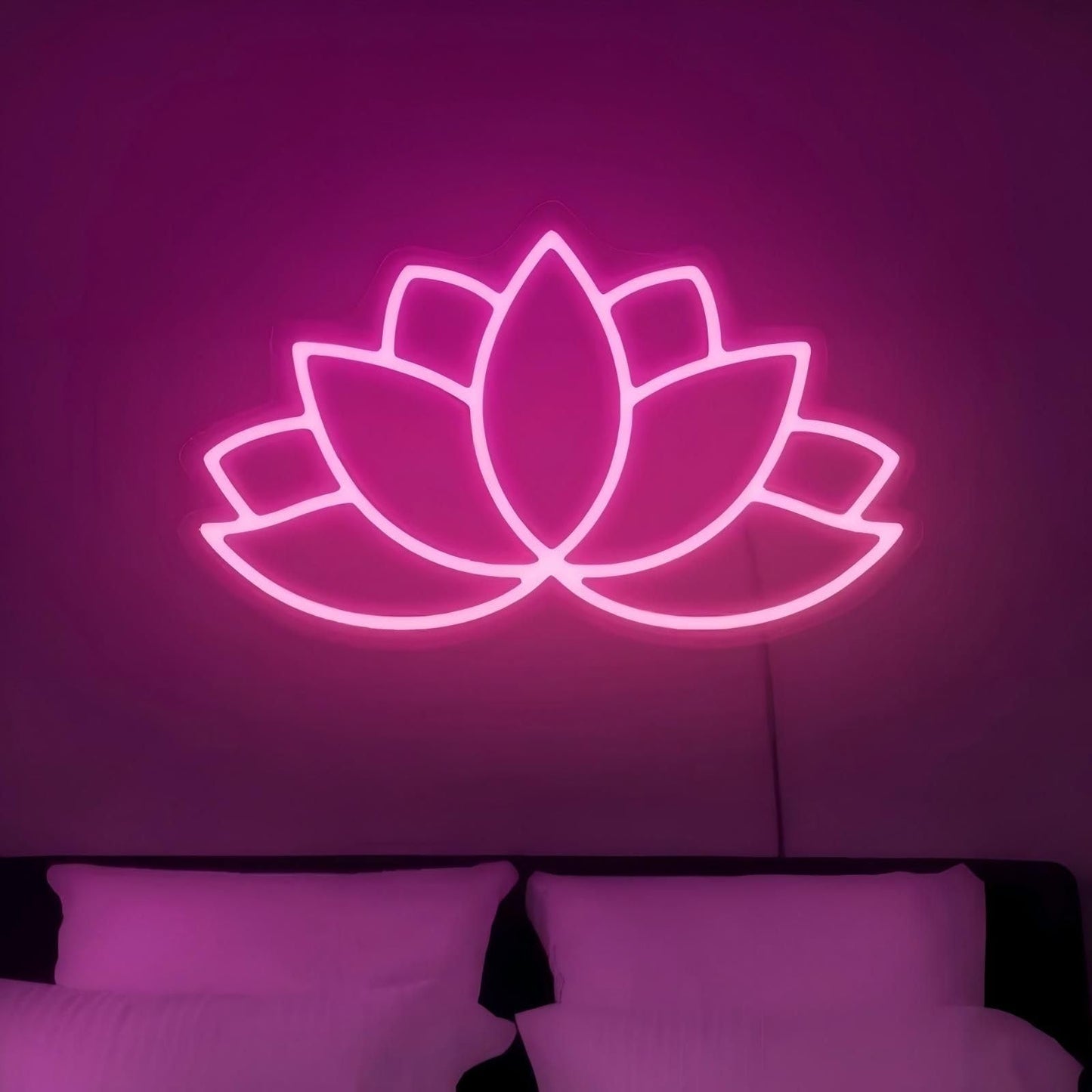 Lotus neon sign, Lotus led sign, Yoga Led Sign, Meditation Led Light, Exercise Room Wall Decor, Buddha Lotus, Pilates Studio Art Meditation Room Wall Art Yoga Lover Gift, Psychic Chakras Healing Exercise