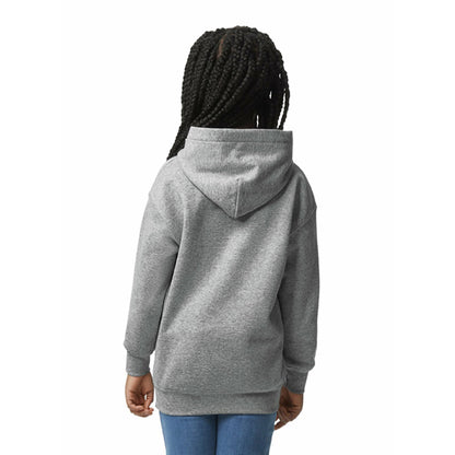 Gildan Youth Hoodie Sweatshirt, Style G18500B, Sport Grey, Large