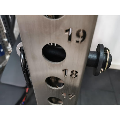 HUVIOVED Power Cage Squat Rack Home Gym Accessory, Fits 3x3 Rack with 1" Hole