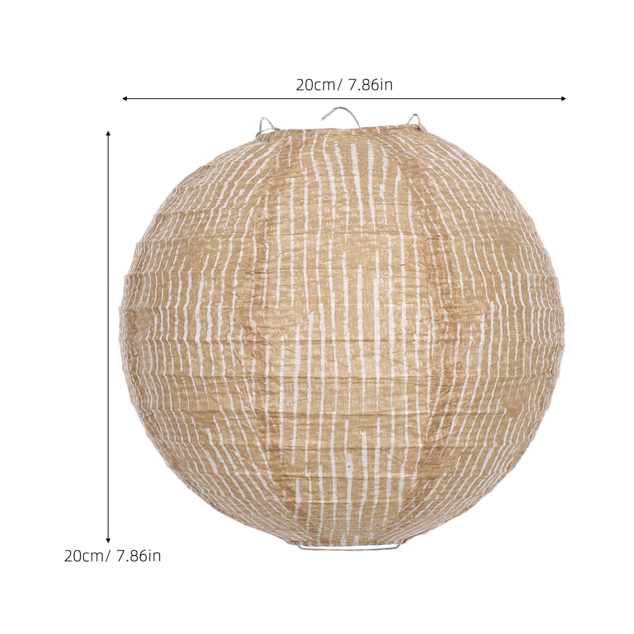 Ipetboom 3pcs Natural Burlap Lantern Lamp Shades, round Hanging Pendant Light Covers for Birthday, Wedding, and Party Decorations, Rustic Linen Fabric Lanterns for Home and Event Décor