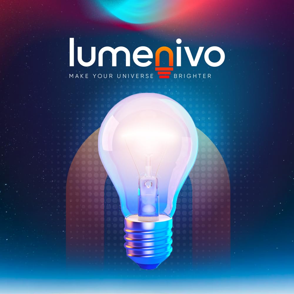lumenivo 4W Replacement C7 Frosted White Bulb 120V Incandescent Light Bulb for Holiday Decor, Small Night Light, Baby Showers, Christmas Bulbs - E12 Candelabra Base - 2 Pack