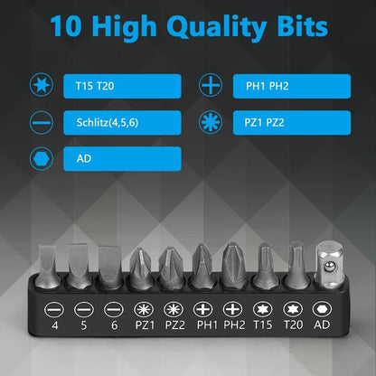 OSDUE Mini Ratchet Wrench Screwdriver Bit Set, 21 PCS Ratchet Screwdriver Set 1/4 Ultra Low Profile Micro Socket Set, High Torque Offset Reversible Screwdriver,w/Phillips, Hex for Tight Spaces