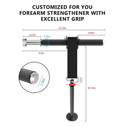 Wrist and Forearm Blaster with Weight Loading Pin, Wrist Roller & Forearm Strengthener for Training and Workout, Ideal for Hand, Wrist, and Forearm Muscle Strength Training at Home or Gym