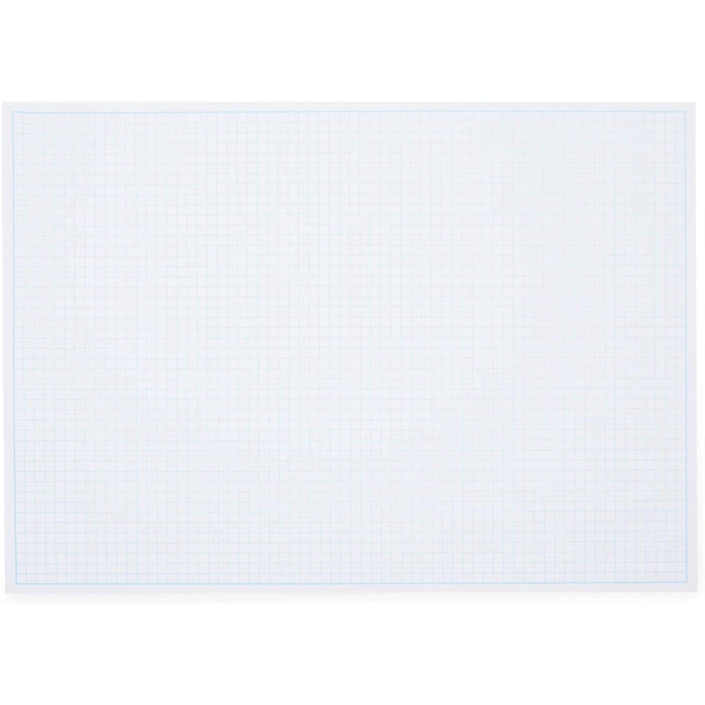 Stockroom Plus Desk Blotter Graph Paper Pad - 17 x 12 in, 50-Sheet White Refillable Desk Pad Mat - Large Notepad for Sketching, Notes & Doodles