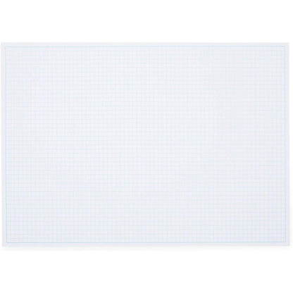 Stockroom Plus Desk Blotter Graph Paper Pad - 17 x 12 in, 50-Sheet White Refillable Desk Pad Mat - Large Notepad for Sketching, Notes & Doodles