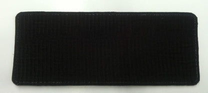 Special Patches for Velcro Patches for Uniform for Security Officer Embroidery Patch 2.5X7'' for Velcro On Back Gray On Black Mod-XC9-DF174