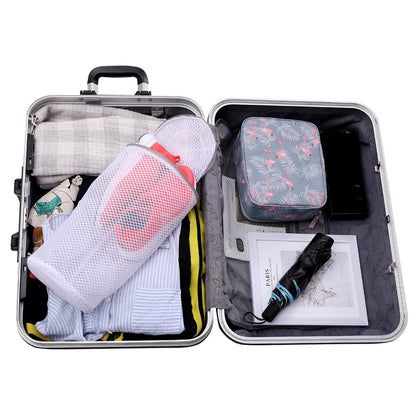 Kimmama Laundry Bags Mesh Wash Bags, Shoe Washing Machine Bag, Net Washer Sack with Zipper, Dryer Pouch for Cleaning and Drying Footwear, Sneaker, Trainers, Plimsolls, Slippers, Gym, Running, Tennis