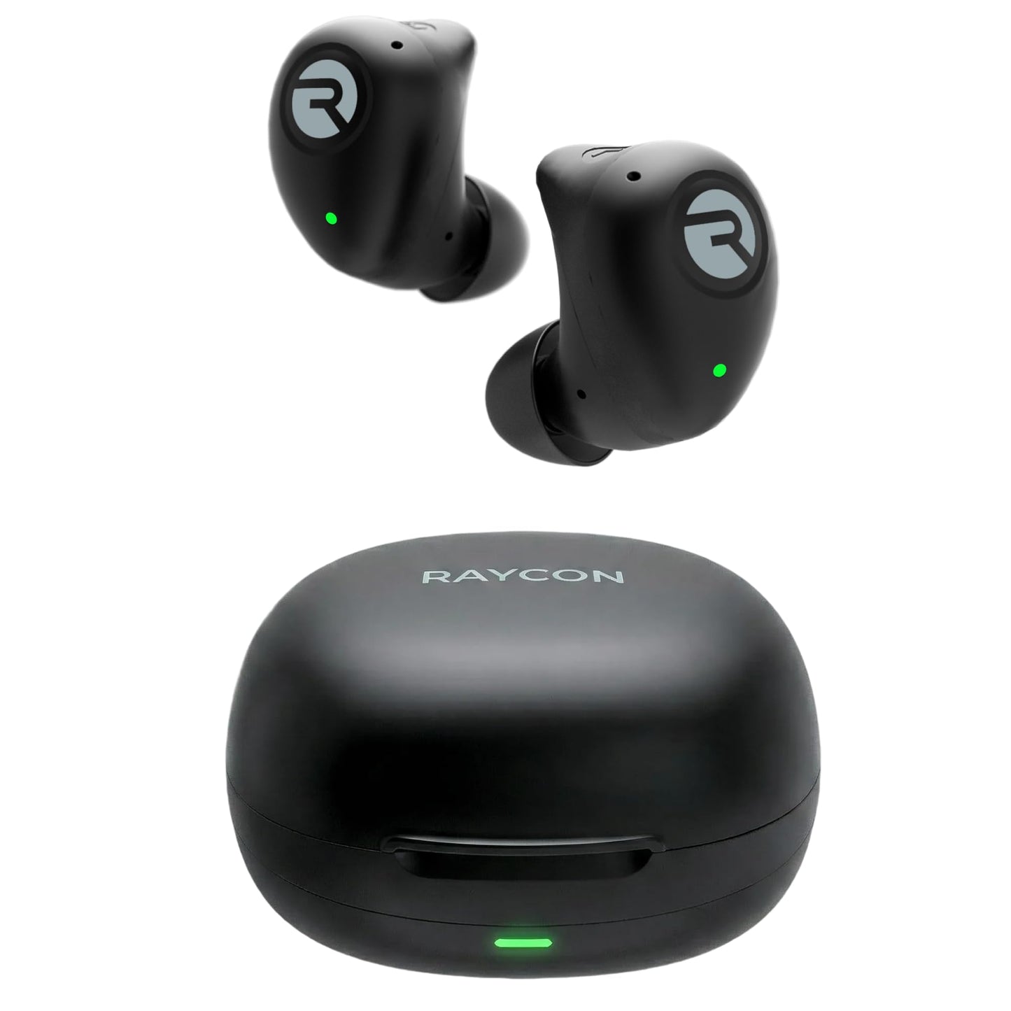Raycon Fitness Bluetooth Wireless Earbuds + Microphone with Active Noise Canceling, Sweat & Water-Resistant Earphones, Running Headphones, Ear Buds Wireless Bluetooth 56 Hours Playtime (Black)