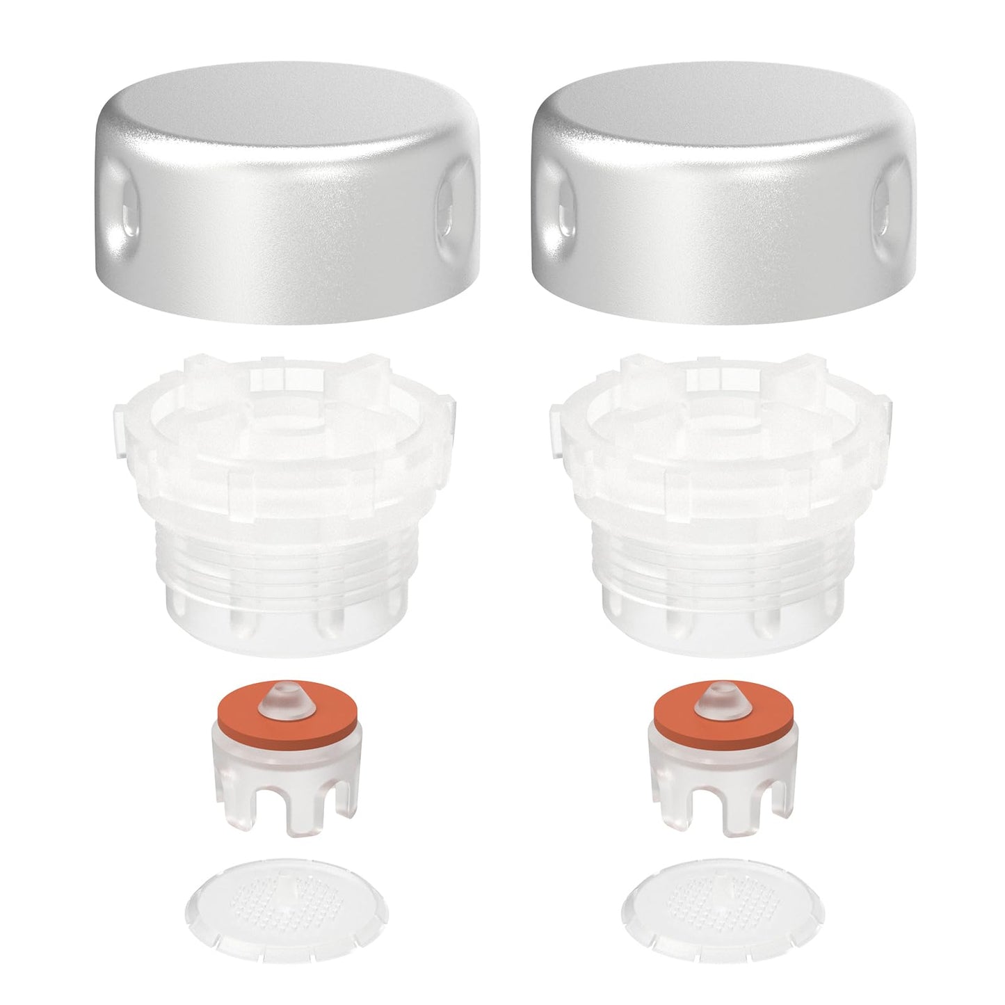Xinafan 630-7500 Vacuum Breaker Repair Kit Compatible with Prier 500 400 Series Part Pressure Vacuum Breaker Outside Faucet Wall Hydrants Accessories, 2 Pack, Gray