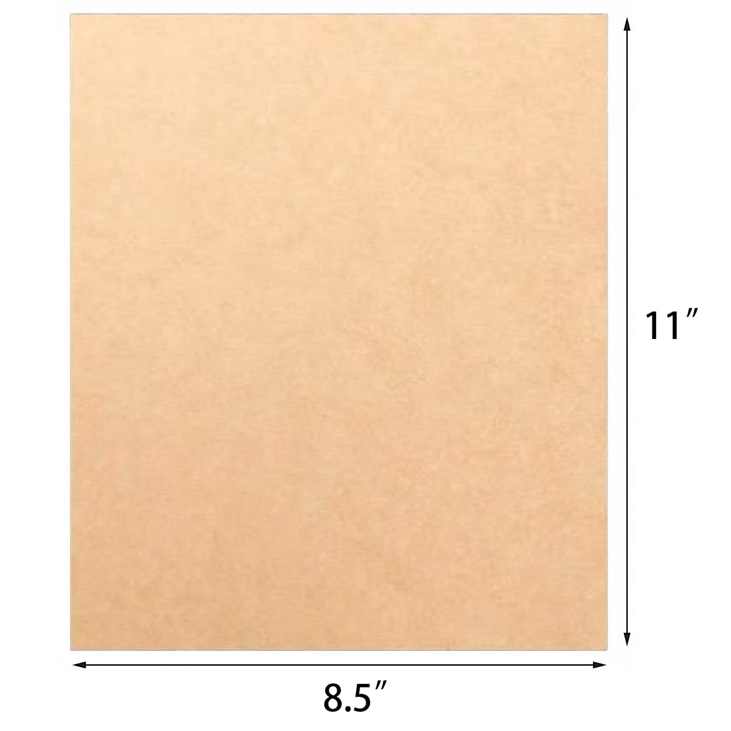 HningBuyox 300 PC Kraft Paper Sheets, Brown Printer Paper, 120g Double Size Brown Stationery Paper for Arts Craft, Drawing, DIY Projects, Invitation, Laser Inkjet Printer Compatible, 8.5 x 11 Inch