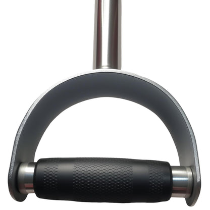 yuhqc LAT Pull Down Bar Press Down Bar Cable Machine Attachment Multi Gym Attachment Solid Steel Tricep V-Bar (24 Inch)