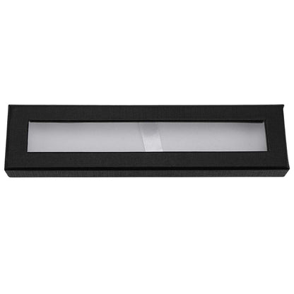 SEUNMUK 42 Pcs Black Empty Pen Gift Box, Cardboard Pen Display Cases with Clear Window, Single pen presentation Packaging Case for Jewelry Gift Business Birthday Souvenir Office Supplies