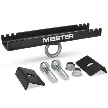 Meister - Boxing MMA Clamp Suspension Bracket, Suspension Straps and Ceiling Accessories, Black, 9.5"-14"