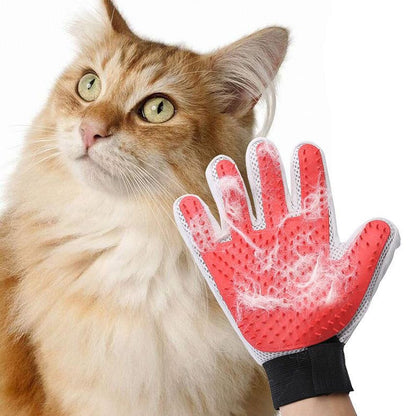 Marchul Pet Grooming Glove - Hair Remover Brush for Cats, Dogs, Horses with Long and Short Hair, 1 Pair