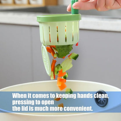 Cactus Kitchen Sink Drain Strainer Press to Dump Basket Waste Collector Fun Sink Accessory for Home Bathroom (YellowGreen-2)