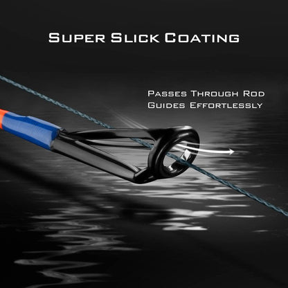 KastKing Superpower Braided Fishing Line,Low-Vis Gray,10 LB,327 Yds