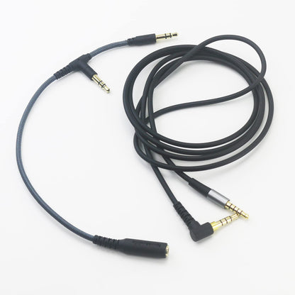 NewFantasia Replacement Audio Cable 3.5mm 5 Pole Male Cord Compatible with SteelSeries Arctis Nova 1, 1X, Pro, 7, 7X, 1P Gaming Headset 2meters 6.6feet