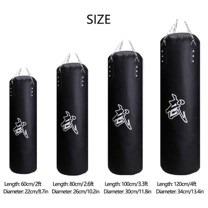 SFEEXUN Punching Bag for Man Women Youth Teens, Indoor/Garden Boxing Bag Unfilled Heavy Bag Set with Punching Gloves, Chain, Ceiling Hook for MMA, Kickboxing, Muay Thai, Karate, Taekwondo