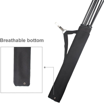 Archery Hip Arrow Quiver - 2 Tube Waist Carry Bag with Hook for Target Shooting