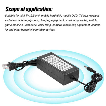 Switching Adapter 24V 1.5A AC, High Efficiency Power Supply with Wide Input Voltage Range, Short Circuit Protection, Anti Interference, for Electric Scooter