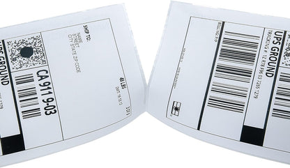 L LIKED 4000 4x6 Thermal Shipping Labels Fanfold, Direct Thermal Printer Labels Compatible with Zebra Rollo - Perforated Strong Adhesive