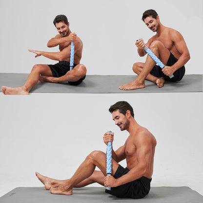 Muscle Roller, Massage Roller Stick for Athletes, Help Reducing Muscle Soreness Cramping Tightness Leg Arms Back Calves Muscle Massager