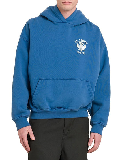 Rhude, St. Rhude Seal Hoodie, X-Small, Royal Blue