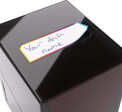 Gamegenic Bastion XL Deck Box - Secure Storage for 100+ Double-Sleeved Trading Cards | Compact Black Design