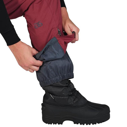 Arctix Women's Essential Insulated Bib Overalls, Crimson, X-Small Short