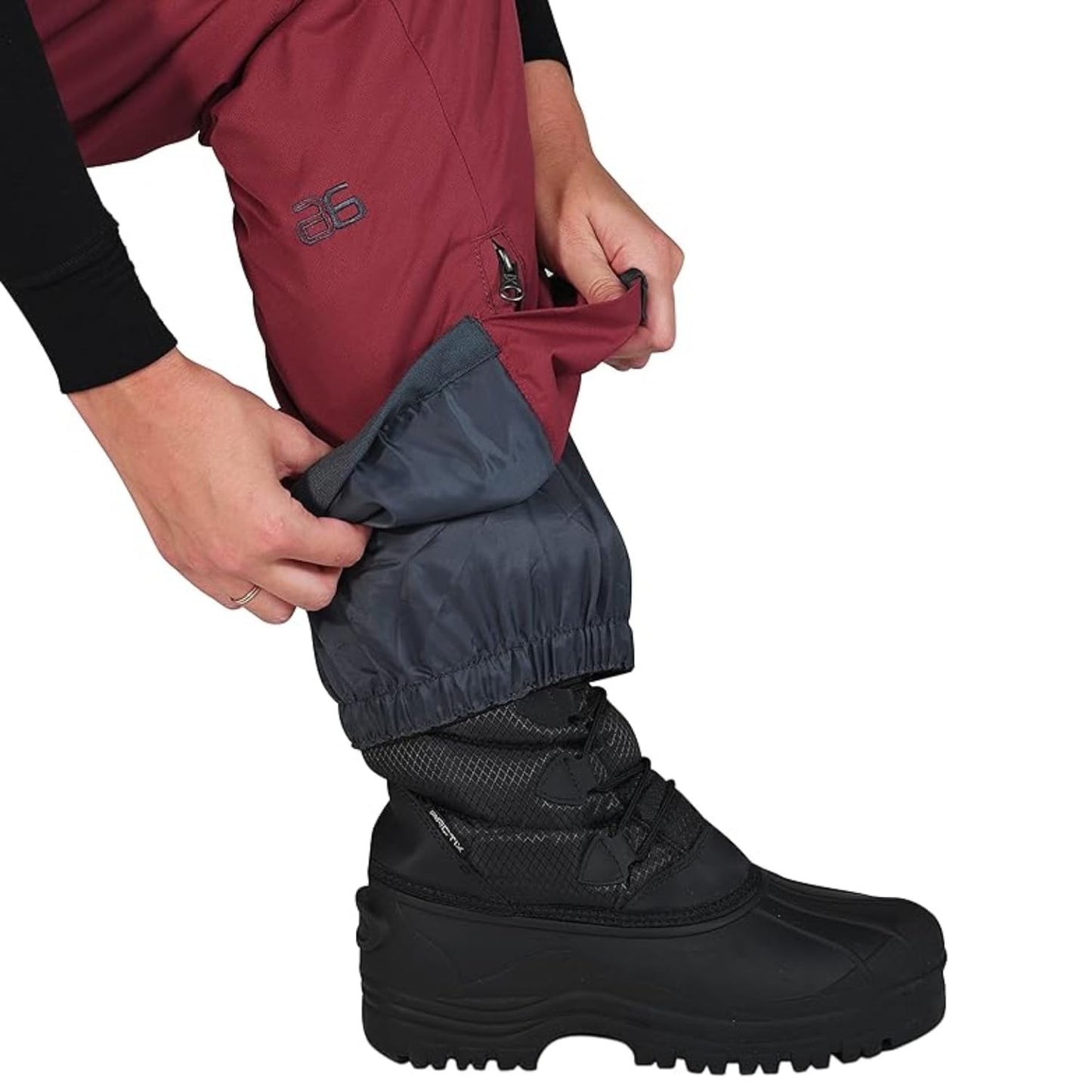 Arctix Women's Essential Insulated Bib Overalls, Crimson, 1X Tall