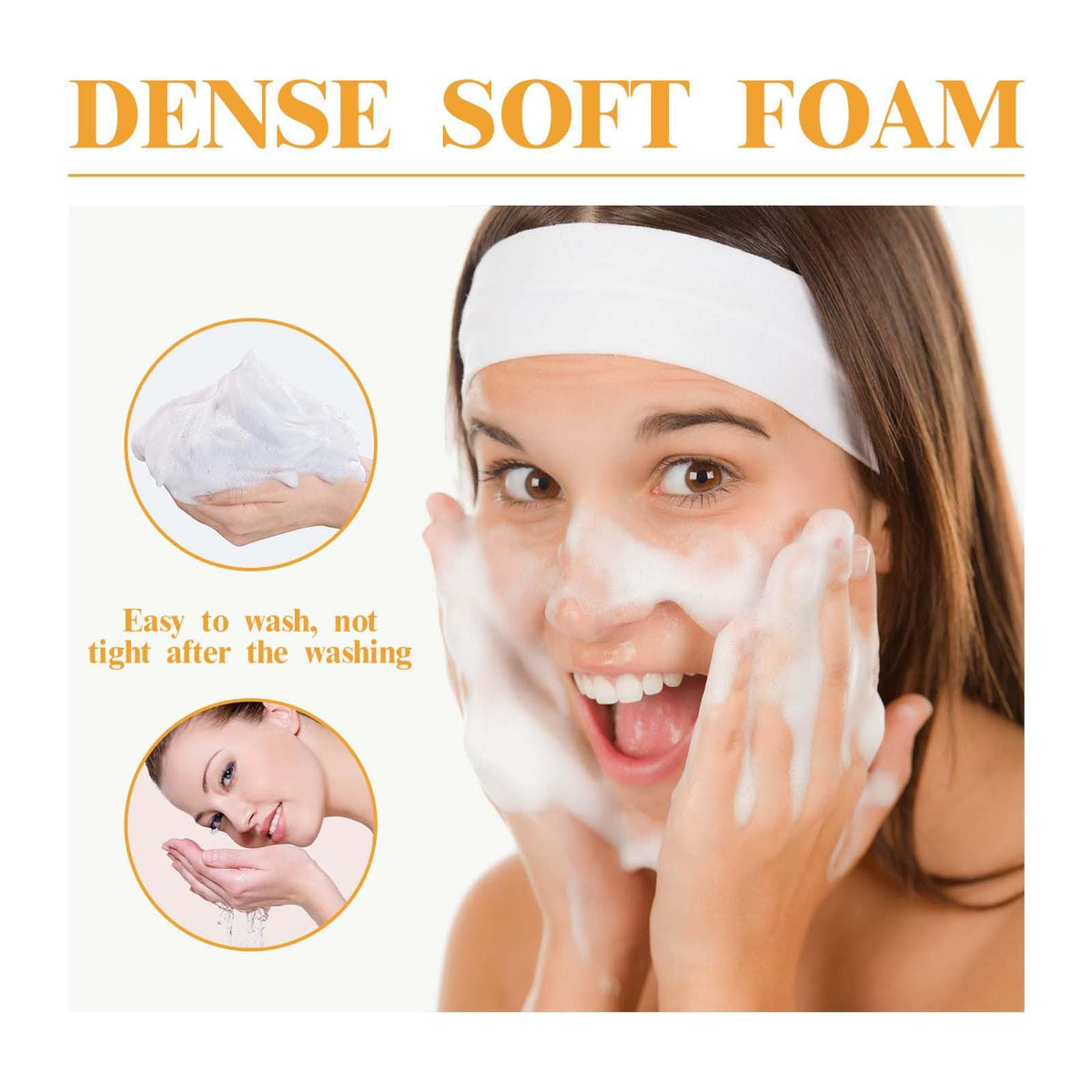 2 Pcs Turmeric Foaming Face Wash, Deep Cleansing Glow Wash Turmeric Facial Cleanser With Brush.