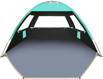 Beach Tent Sun Shelter for 3-10 People | UPF 50+ UV Protection, Lightweight & Easy Setup