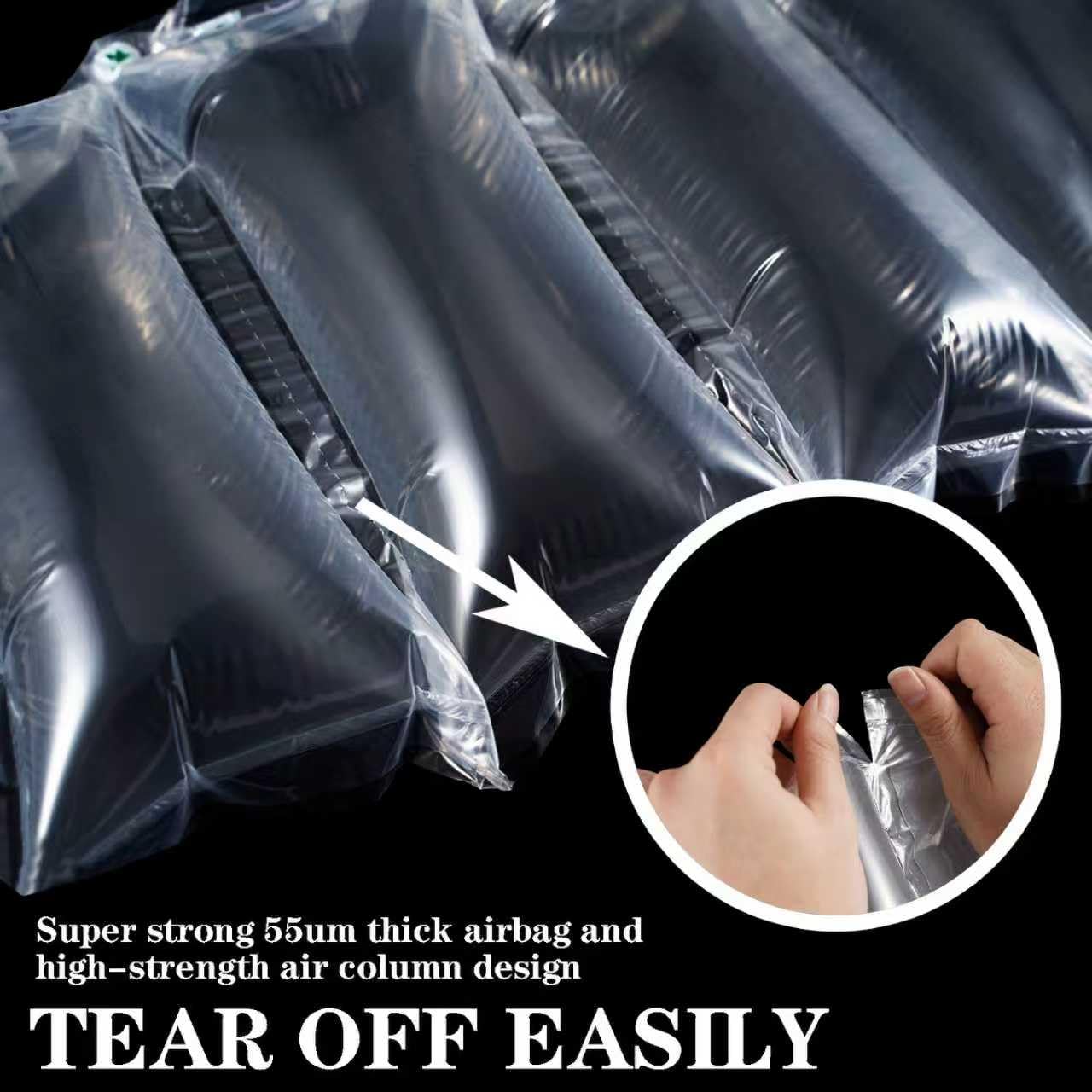 200 Count Packing Air Pillows for Shipping Supplies Box Filler Alternative to Packing Peanuts for Size 3.54" x 7.87"，Suitable for small transport companies