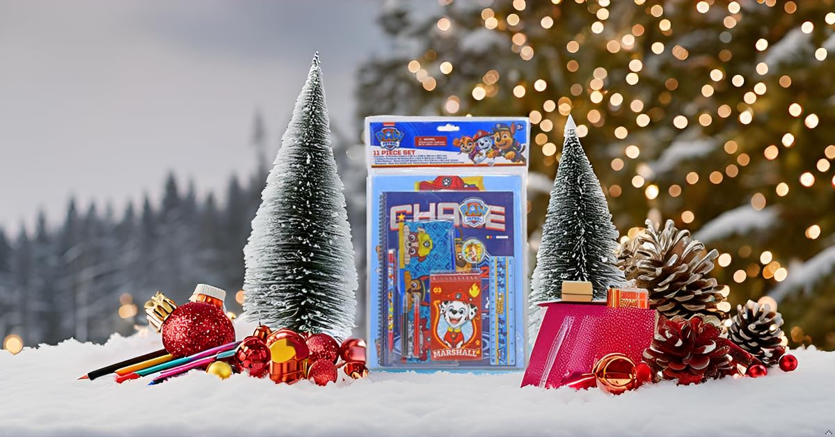 Paw Patrol School Supplies Set for Kids – Complete Back-to-School Essentials Bundle with Notebooks, Pencils, and More – Perfect for Boys & Girls