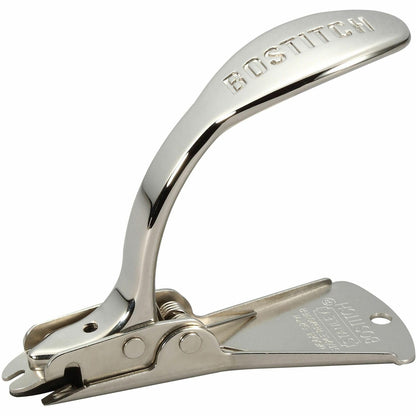 Bostitch Office Heavy Duty & Carton Staple Remover, Built in Staple Shield, Wear- Resistant Nickle Plated Finish Chrome