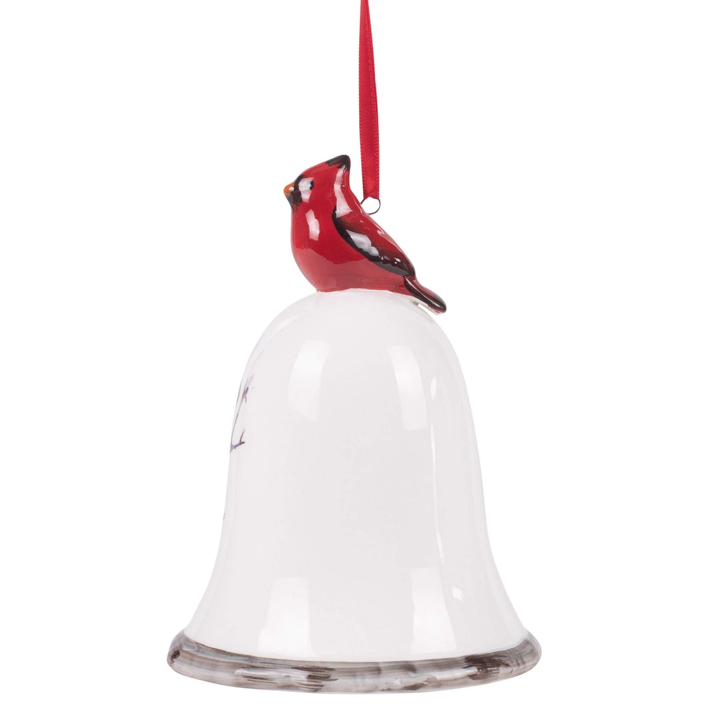 Regency International 6" Dolomite Cardinal Bell Ornament