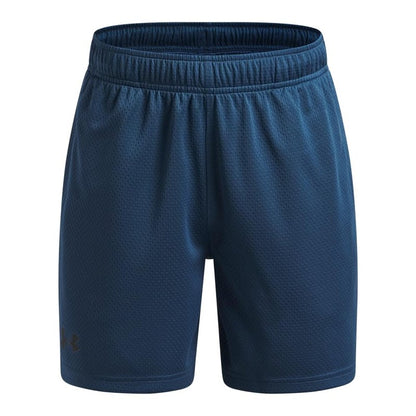 Under Armour Boys' Tech Mesh Shorts, (498) Wham Blue / / Black, Youth Small