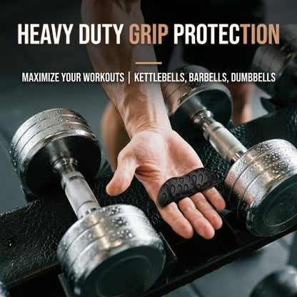 NADUSEP Gym Grips Anti-Slip for Weight Lifting – Silicone Workout Grips Pads for Palm Callus Protection, Ergonomic Weightlifting Gym Gloves for Deadlift Pull Ups Barbell Training Men Women