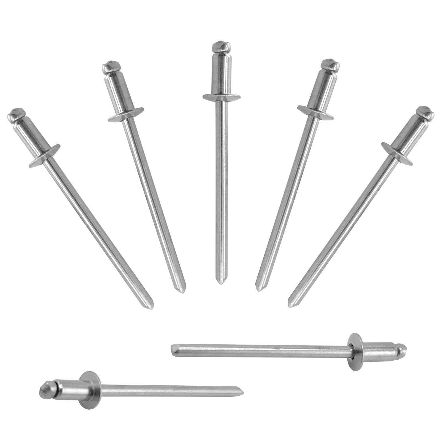 ALLCLEAN 300 Pcs 1/8"x1/4" Stainless Steel Blind Pro Rivets,3.2 x 6mm Pop Rivets,Stainless Steel Grip and Stainless Steel Mandrel