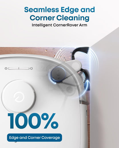 eufy Robot Vacuum E25, HydroJet System with Roller Mop, 20,000 Pa Turbo Suction, All-in-One Robot Vacuum and Mop Combo, Edge-to-Corner Cleaning, Zero-Tangle Design, AI Obstacle Avoidance (Upgraded)